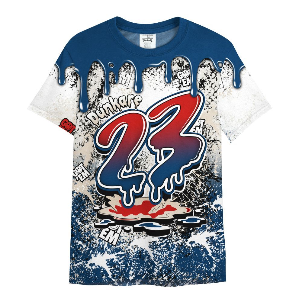 Shirt To Match Retro Rare Air 11s - Dripping 23 Drip All Over Print