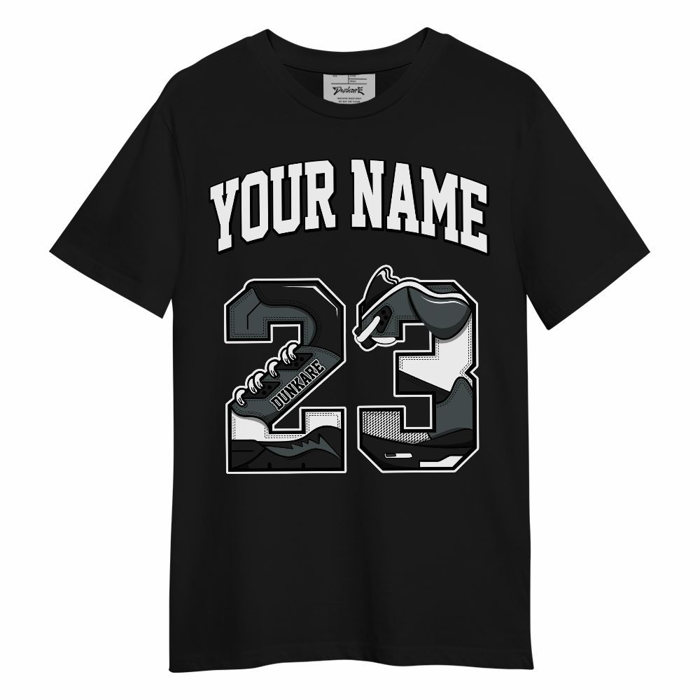 Shirt To Match Black RM Nigel Sylvester 4s - Custom Name Number 23 5s Unisex Shirt