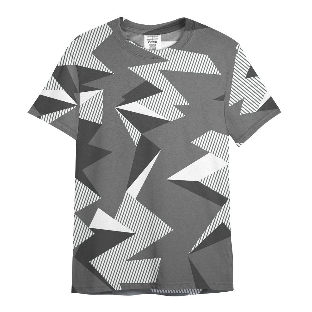 Shirt To Match Retro Stealth 12s - Geometric Camouflage Pattern All Over Print