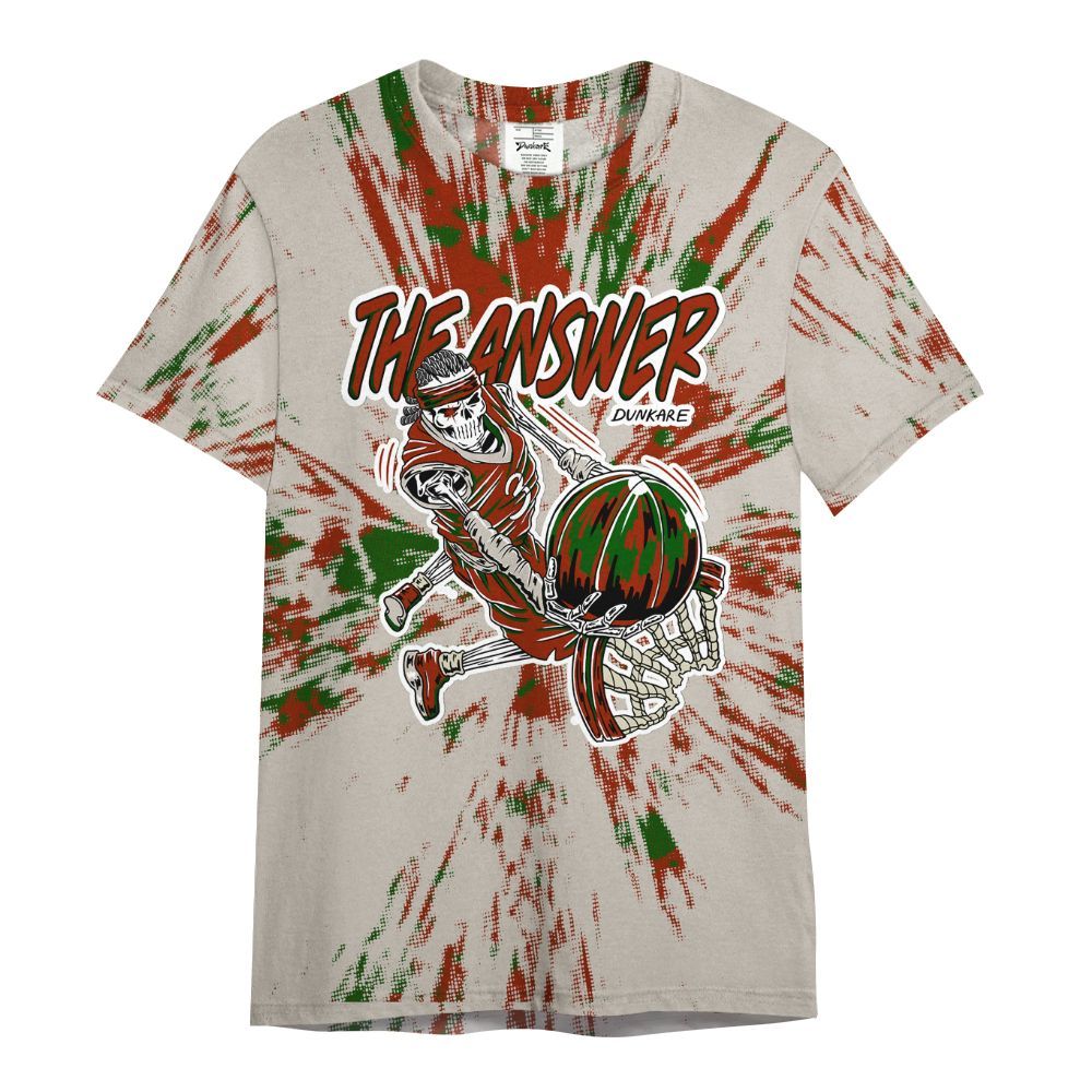 Shirt To Match El Grito 5s - The Answer Skeleton Luxury All Over Print