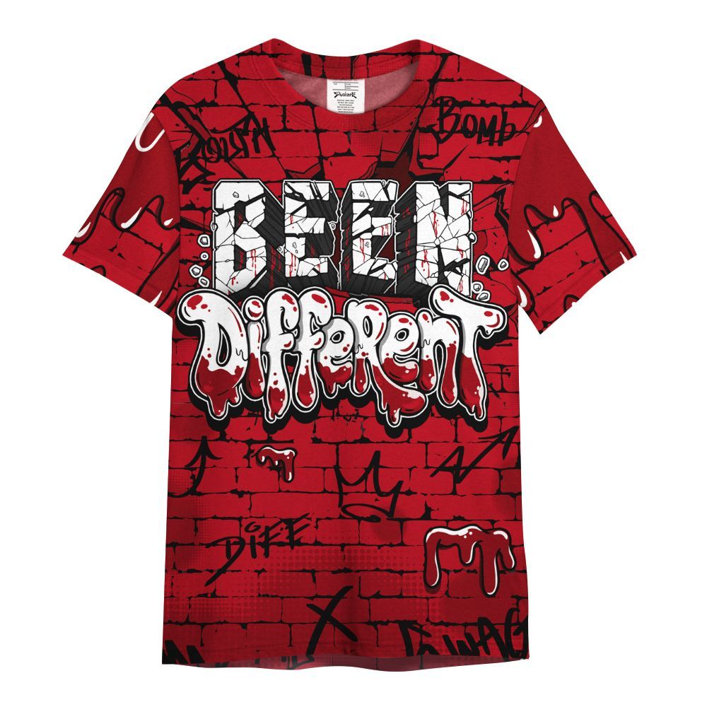 Shirt To Match Bred Velvet 11s - Been Different Drippin Streetwear All Over Print