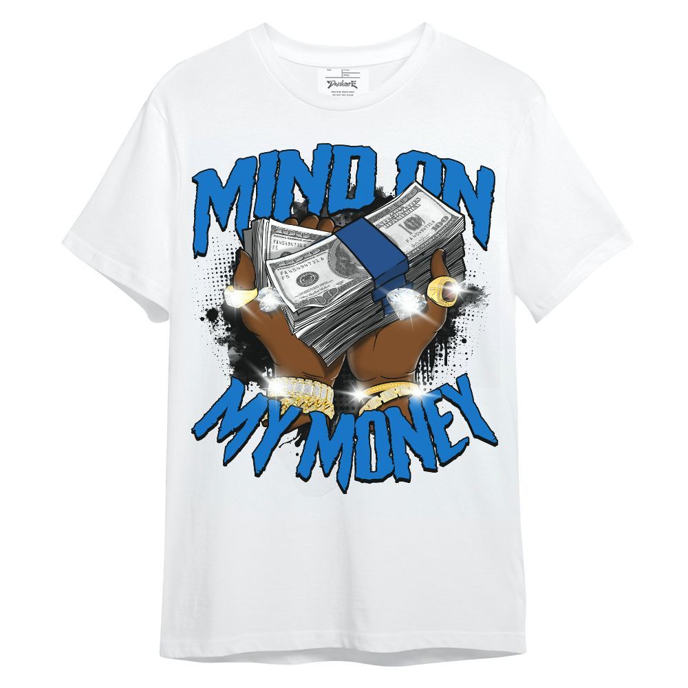 Shirt To Match Blueberry 12s - Mind On My Money Graphic Unisex Shirt