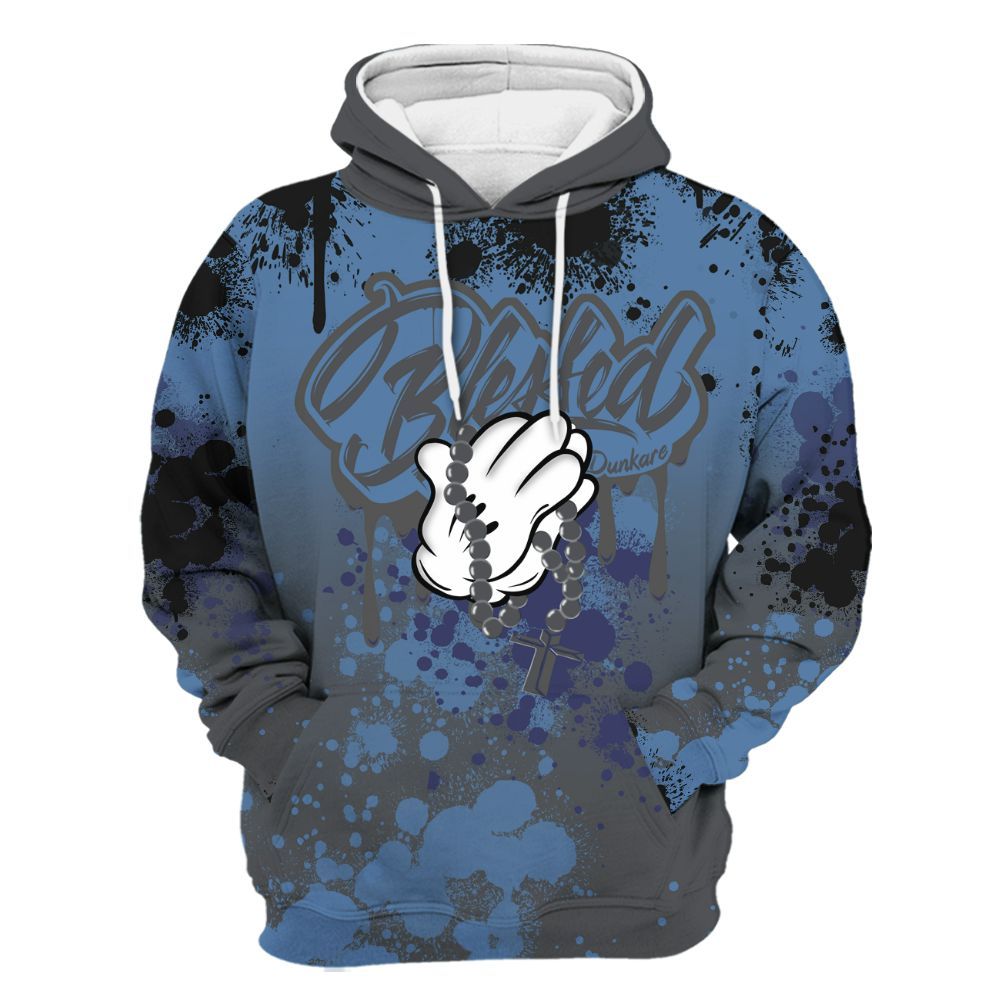 Hoodie To Match Air Max 95 Stash - God Blessed Ink Drip All Over Print