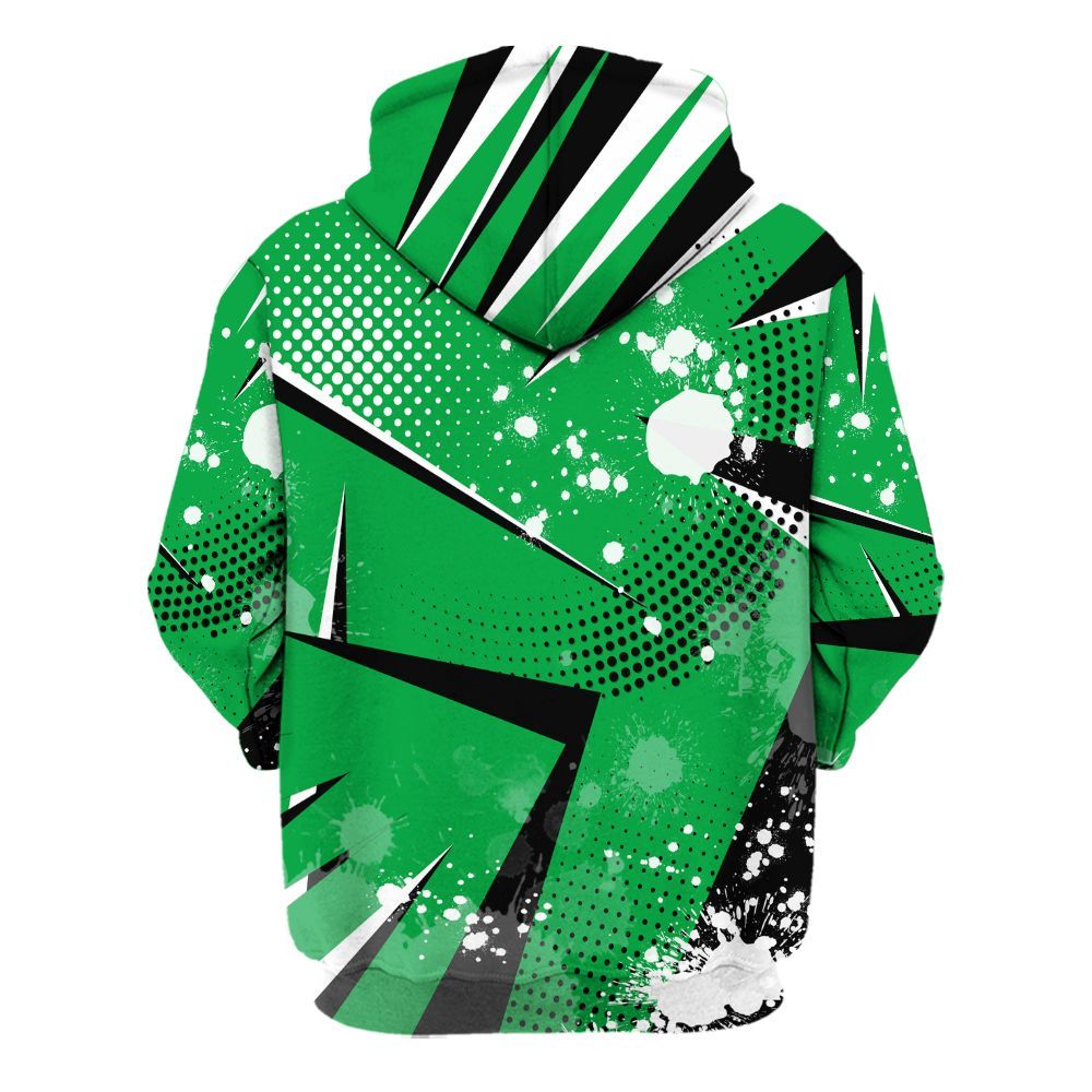 Hoodie To Match Low Lucky Green 1s - Poly Trust No One Dripping All Over Print