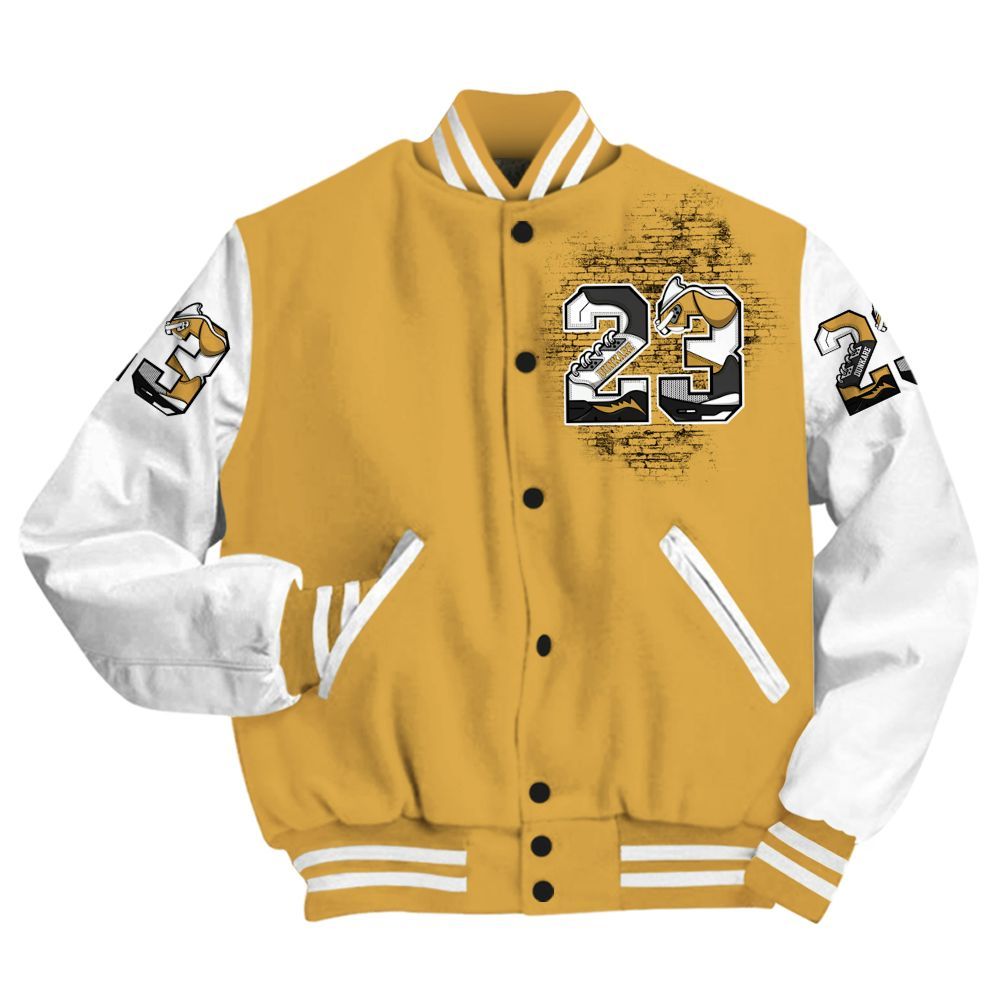 Varsity Jacket To Match Low OG Rookie Of The Year 1s - Custom Name Number 23 5s All Over Print