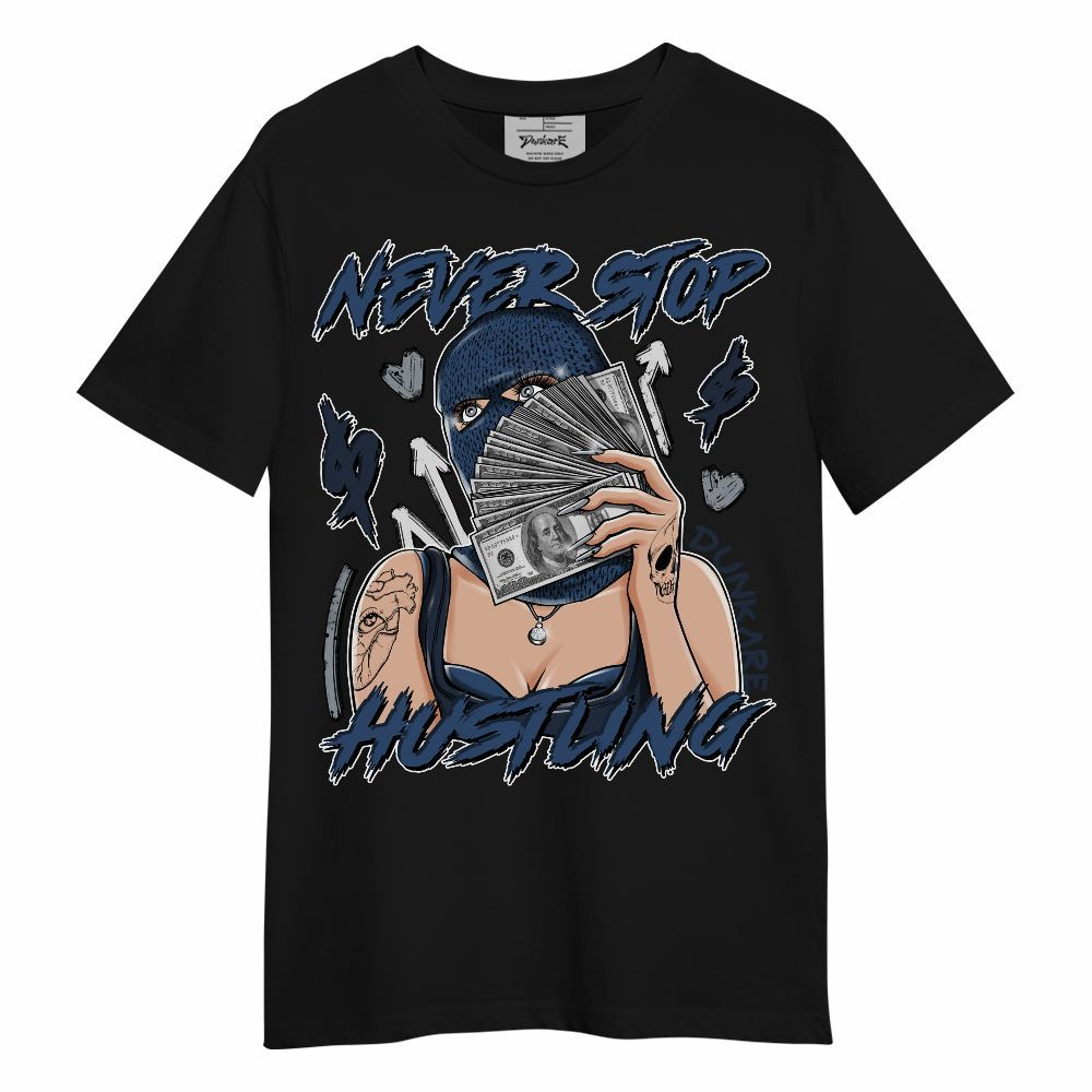 Shirt To Match Midnight Navy 4s - Hustling Unque Unisex Shirt