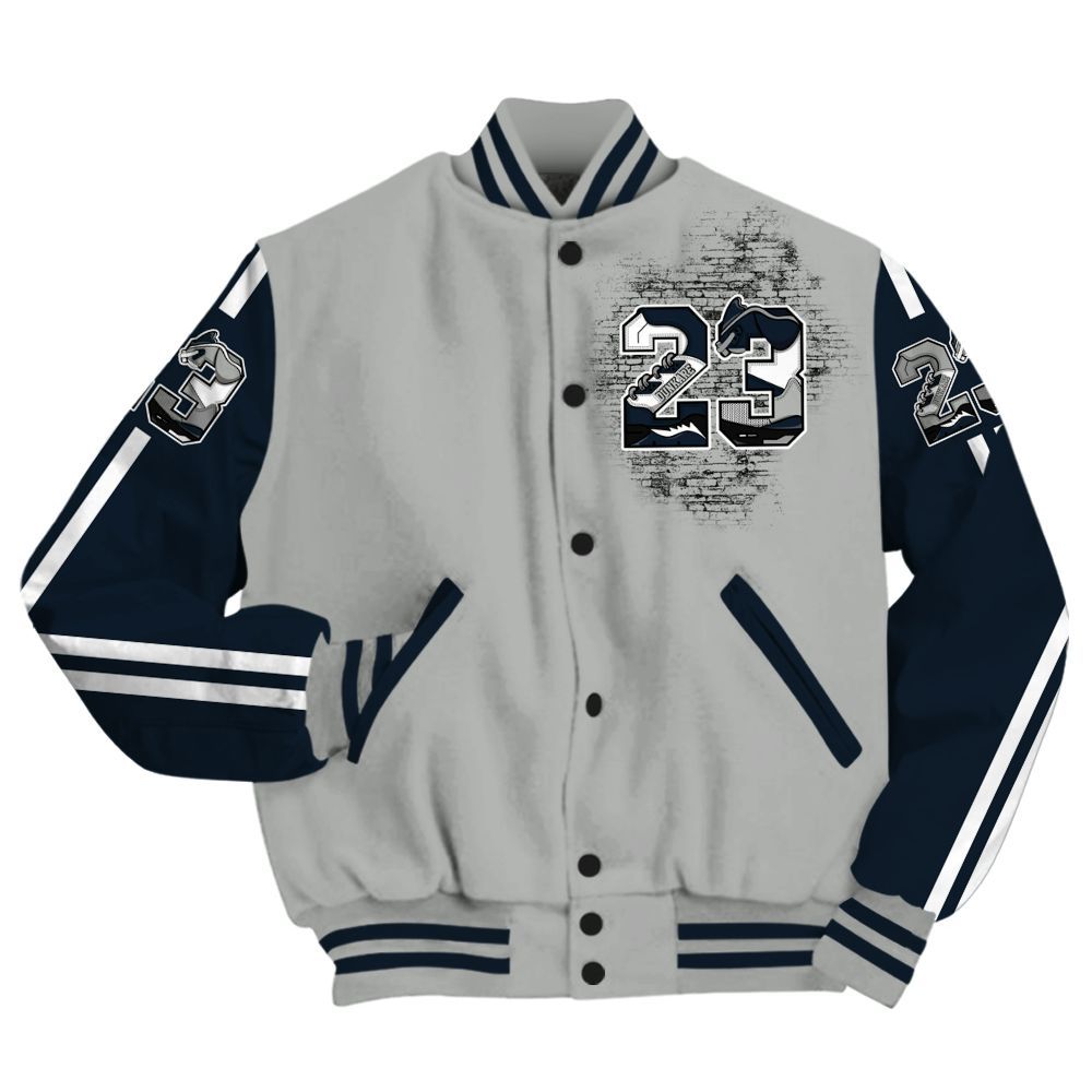 Varsity Jacket To Match Retro Georgetown 6s - Custom Name Number 23 5s All Over Print