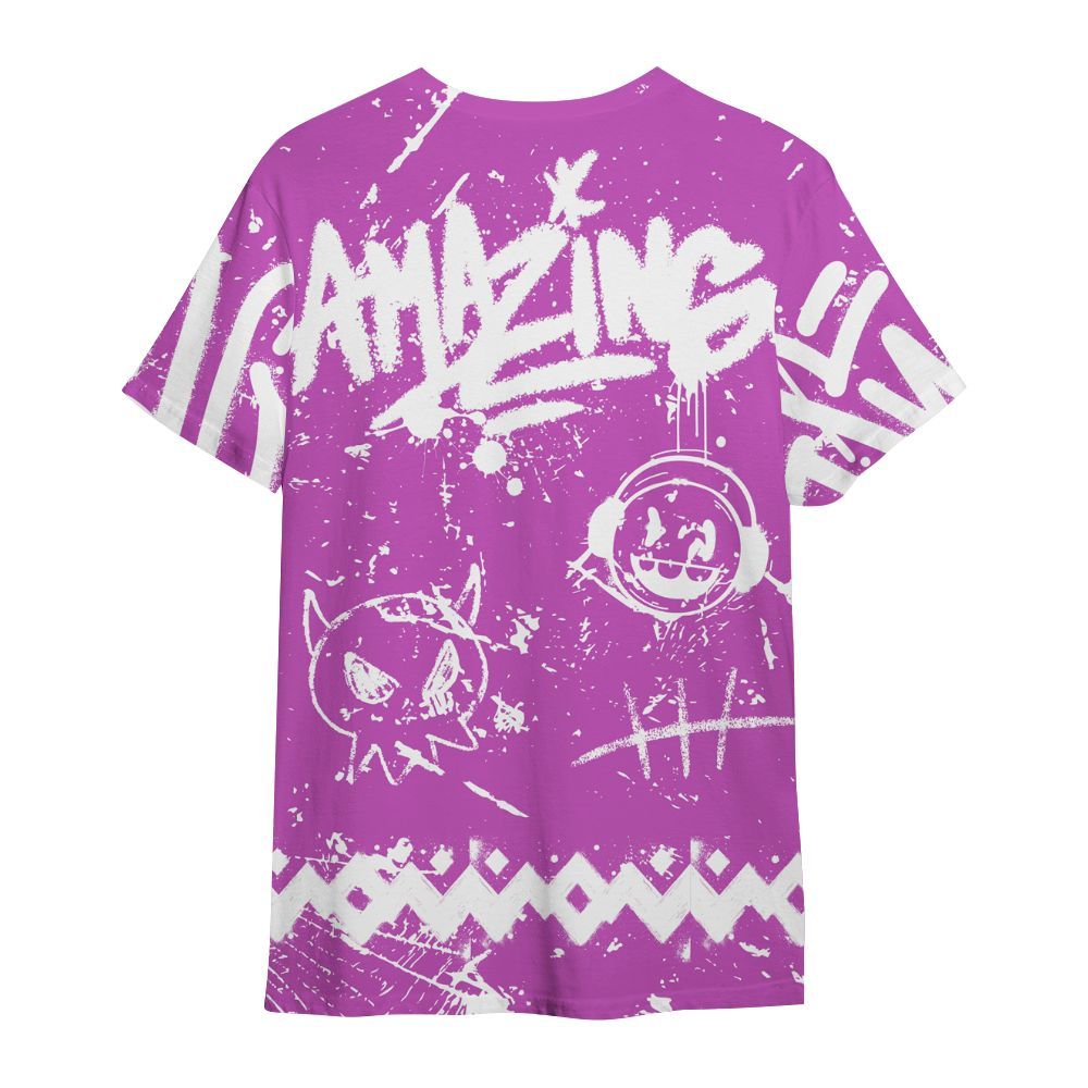 Shirt To Match Hyper Violet 4s - Friday Sneaker Crayon All Over Print