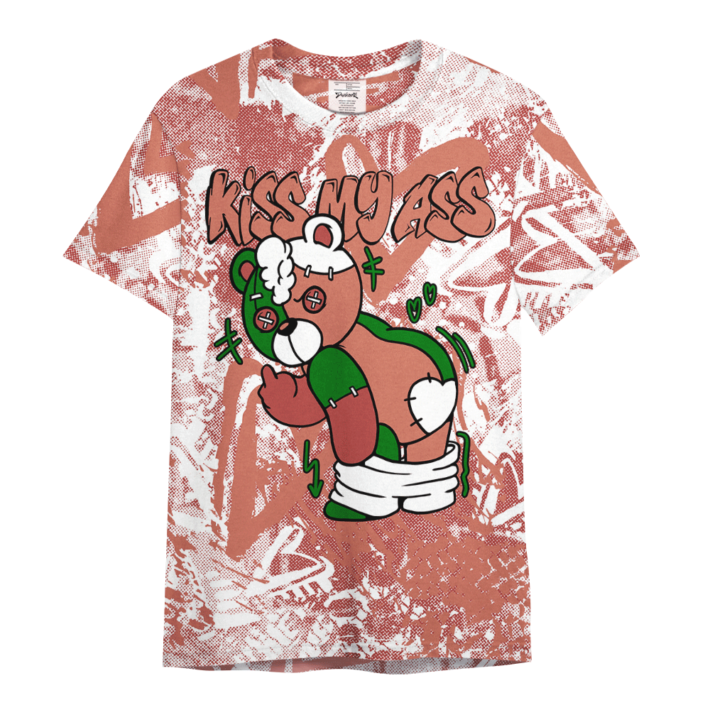 Shirt To Match Dune Red 13s - Kiss My Hugz Heart Grunge Graphics Shirt Unisex