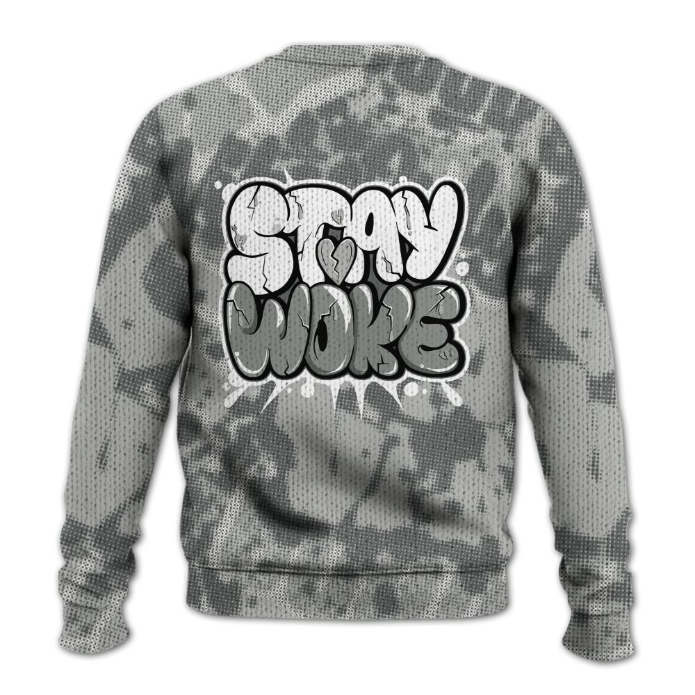 Knitted Sweater To Match Paris Cement Grey 4s - Stay And Woken Street