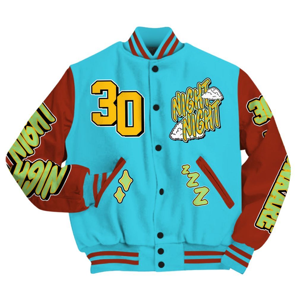 Varsity Jacket To Match SB Dunk Di'Orr Greenwood - Seeya Skeleton All Over Print