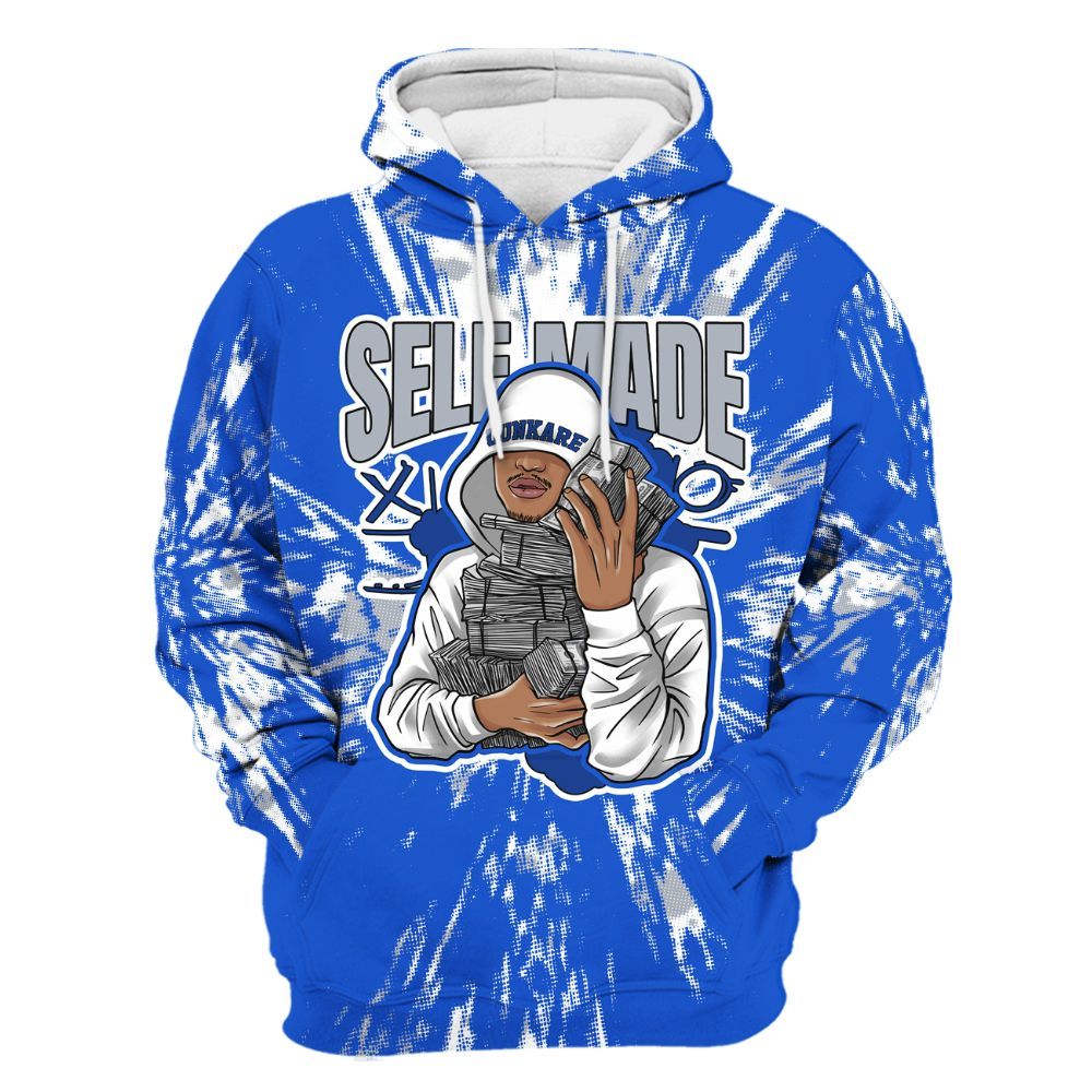 Hoodie To Match Air Foamposite One Royal - Selfmade Lux All Over Print