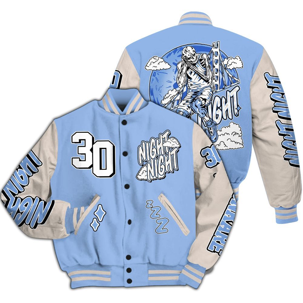Varsity Jacket To Match Air Max 1 Royal Pulse - Seeya Skeleton All Over Print