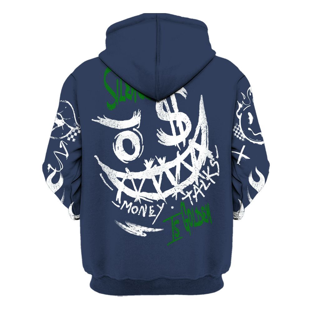 Hoodie To Match Midnight Navy 13s - Mouth Burning Street Style All Over Print
