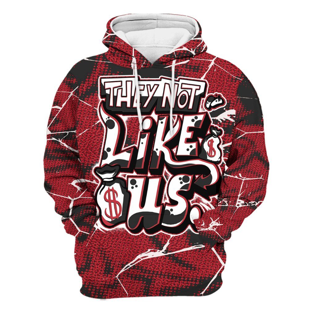 Hoodie To Match High OG Varsity Red 1s 2025 - Dislike Us Graphic All Over Print
