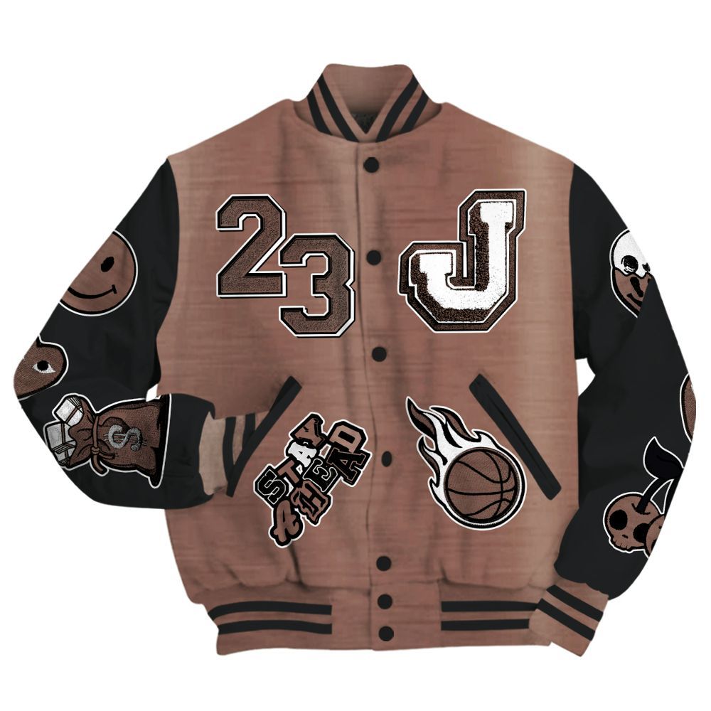 Varsity Jacket To Match KD 4 Christmas - Hustles Money Number 23 All Over Print