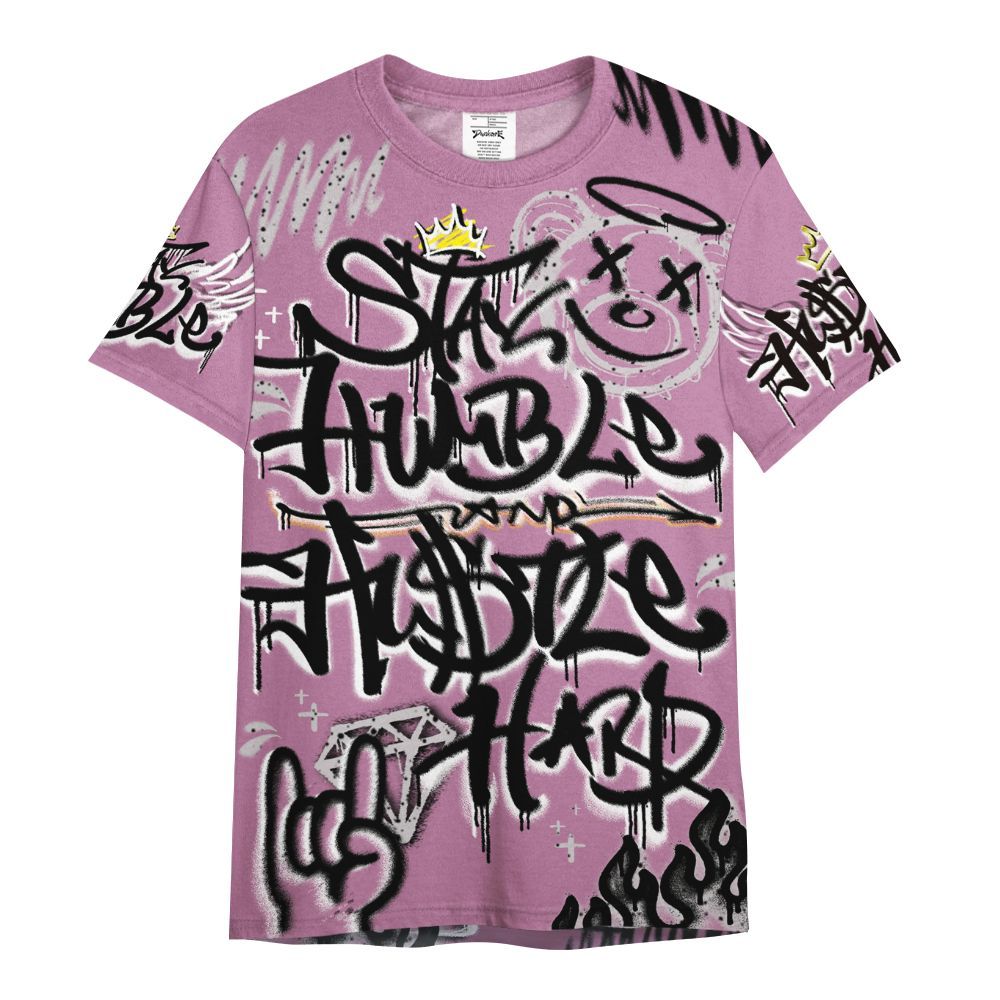 Shirt To Match Neutral Grey Black White Orchid 4s - Humble Drip Streetwear Graffity All Over Print