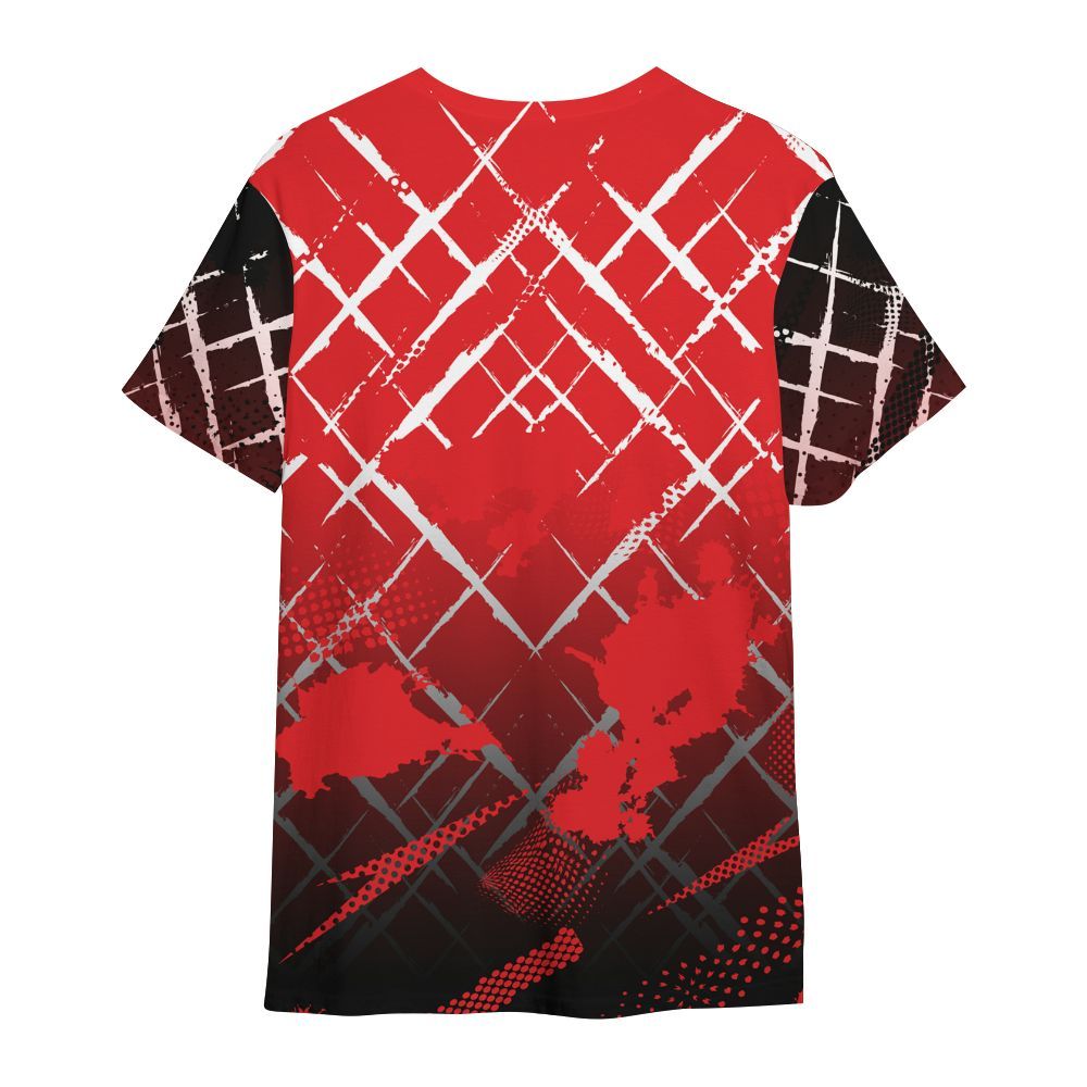 Shirt To Match Chile Red 9s - Halftone Stand Business Dripping All Over Print