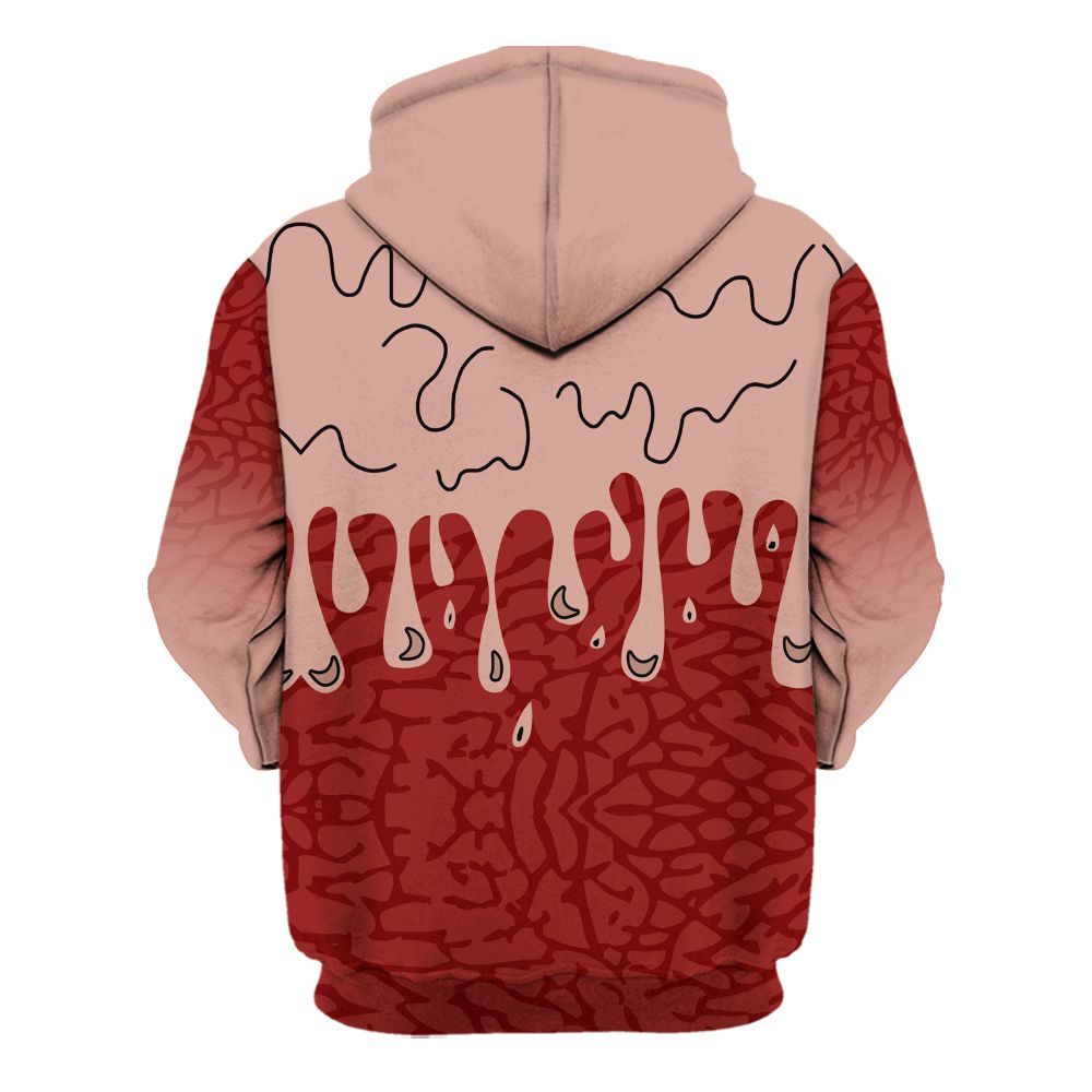 Hoodie To Match Valentines Day 3s - Snake Trust No One Drip All Over Print