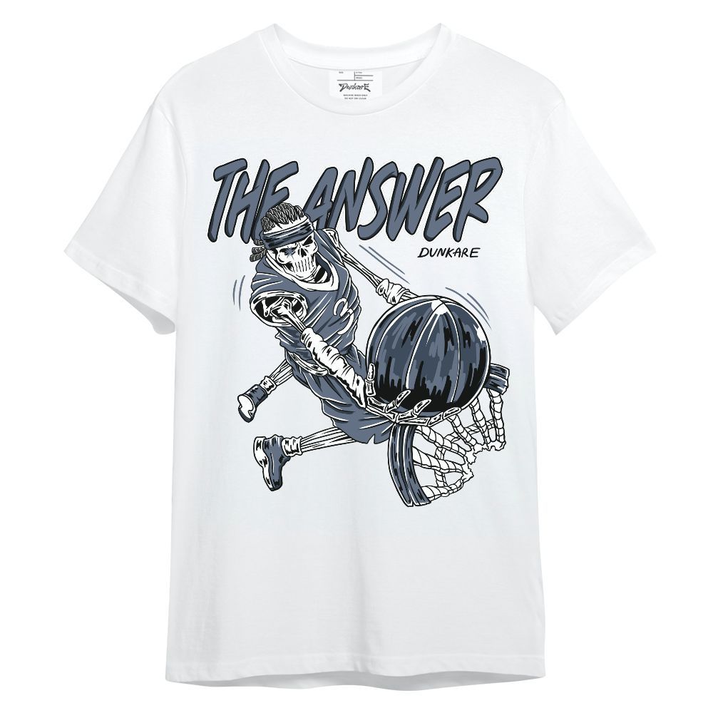 Shirt To Match Low Diffused Blue 11s - The Answer Skeleton Unisex Shirt