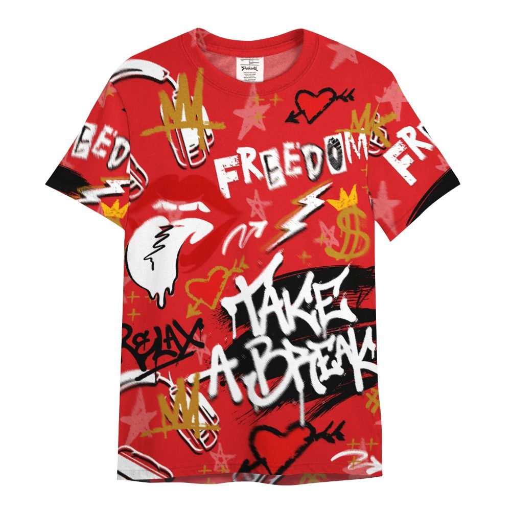 Shirt To Match Scoot Zeros Retro Portland - Take Break Freedom Graffiti Streetwear All Over Print