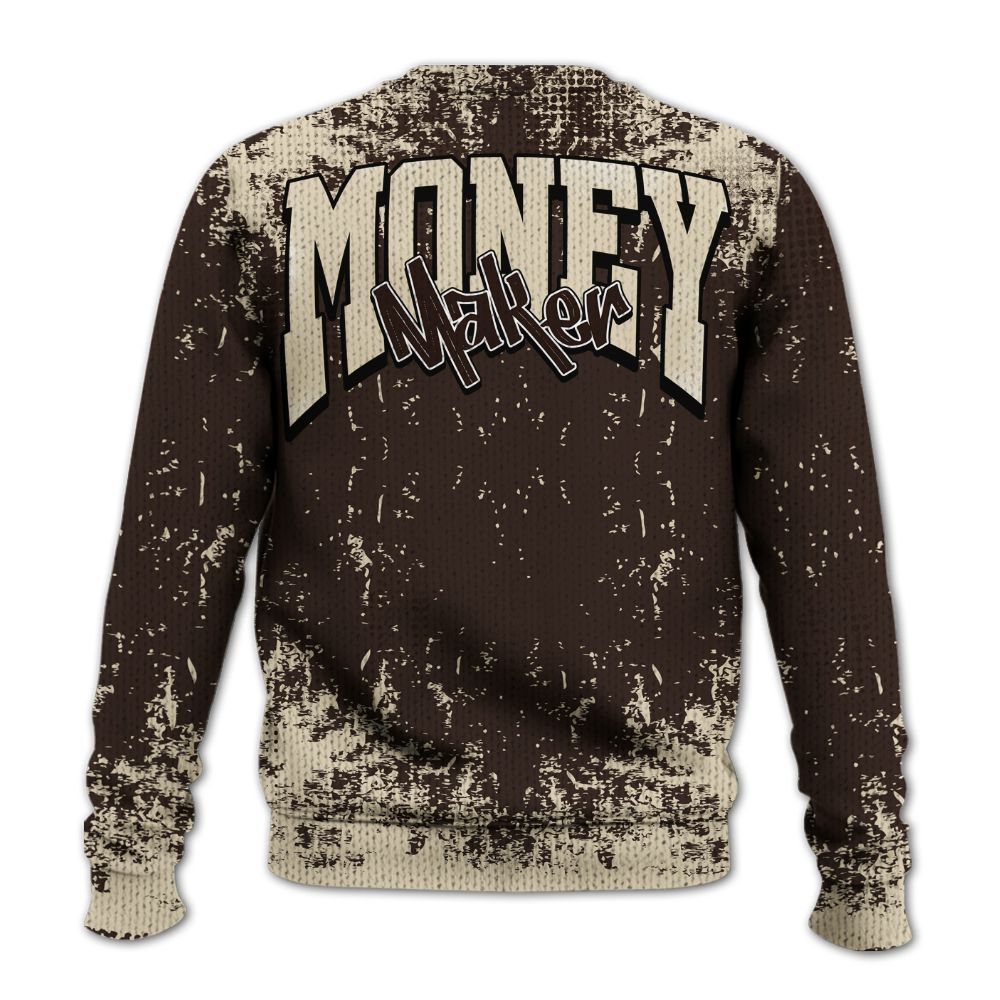 Knitted Sweater To Match 2025 Retro Earth 5s - Move In Silence Money Street Retro