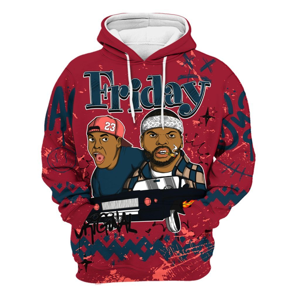 Hoodie To Match Mid Multi Color 2022 1s - Friday Sneaker Crayon All Over Print