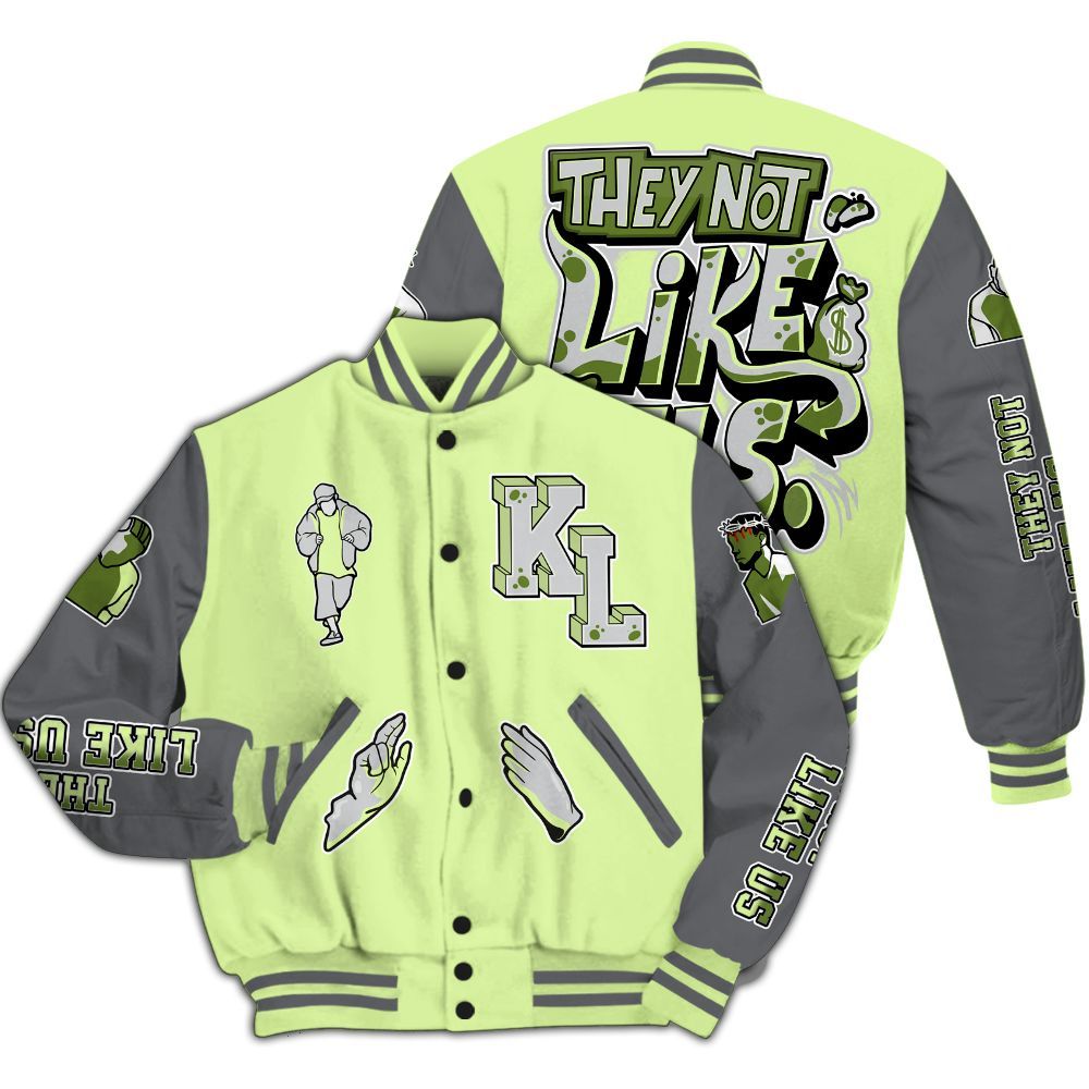 Varsity Jacket To Match Smoke Grey Volt TR 1s - Dislike Us Graphic All Over Print