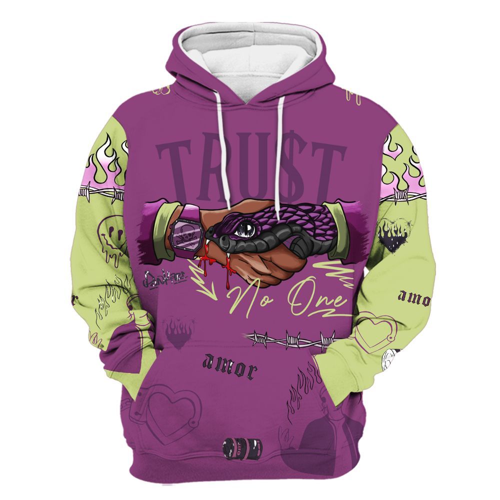 Hoodie To Match Ja 2 Staregazer - Snake Trust No One All Over Print
