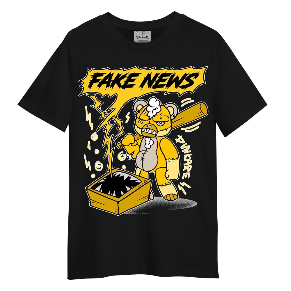 Shirt To Match Vivid Sulfur 4s T-- False News Hugz T-Shirt Unisex