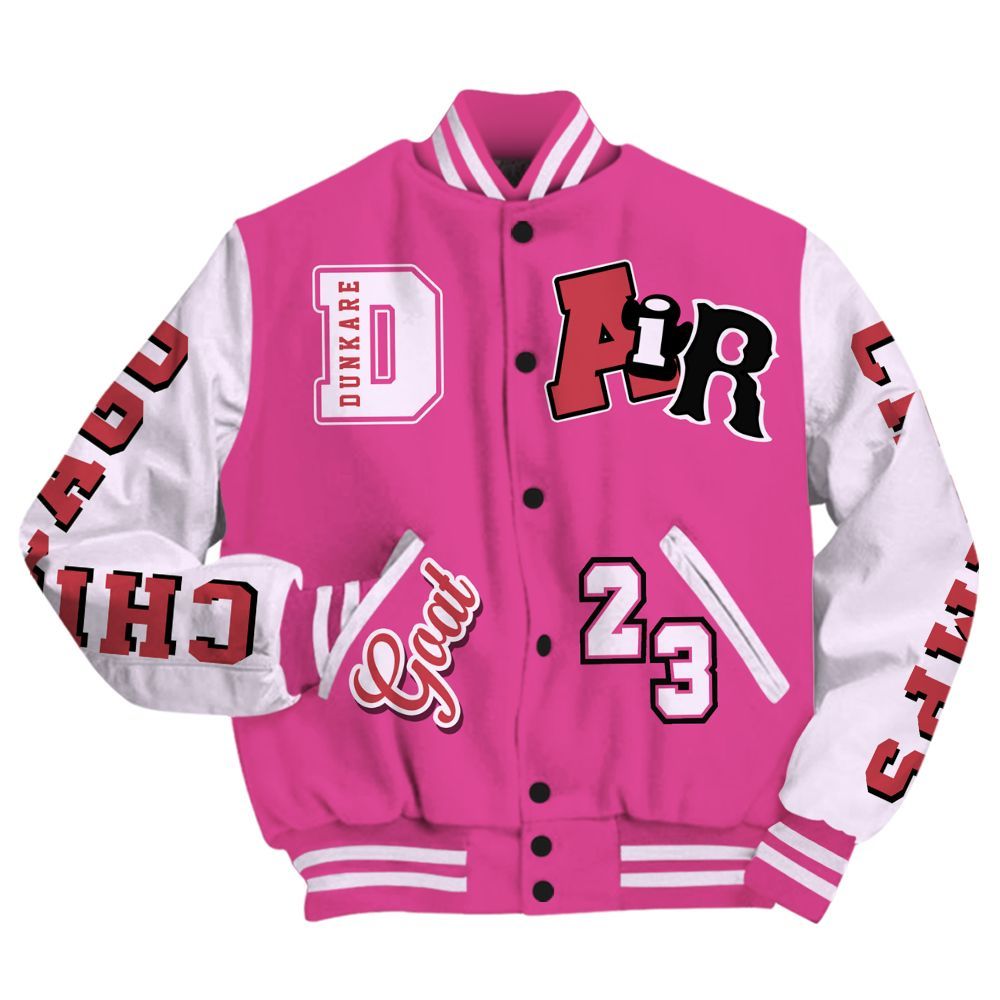 Varsity Jacket To Match KD 4 Aunt Pearl - AIR Number 23 GOAT All Over Print