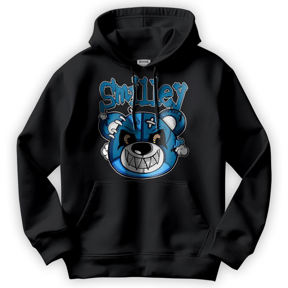 Sweatshirt To Match Hoodie Smilley Bear, Powder Blue 9s Hoodie To Match Sneaker 2404 NCMD