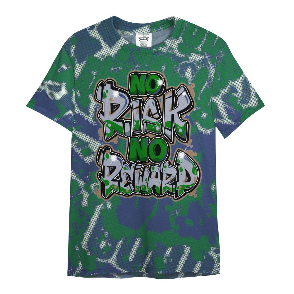 Shirt To Match Midnight Navy 13s - No Risks No Reward Street All Over Print