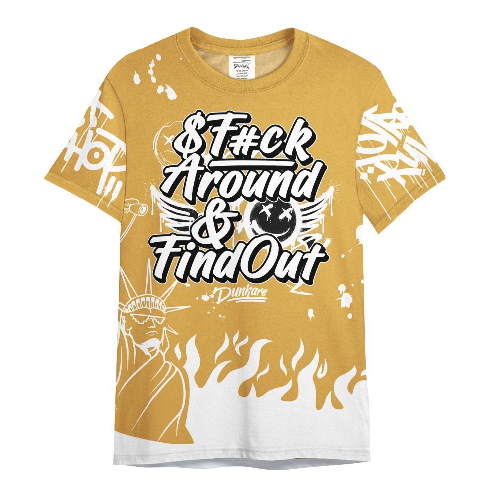Shirt To Match Low OG Rookie Of The Year 1s - Graphic Fck Around Find Out All Over Print
