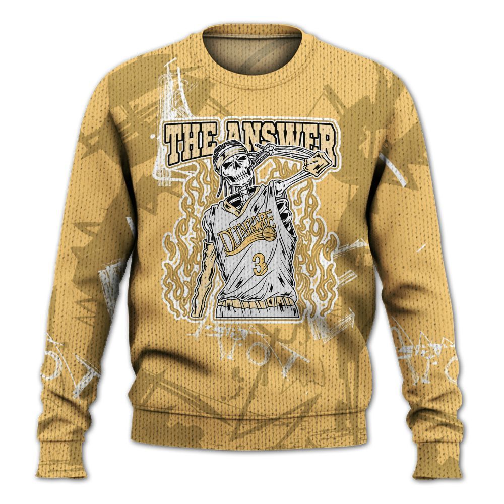 Knitted Sweater To Match Craft Paris 6s - Allen Answer Skeleton Messyz