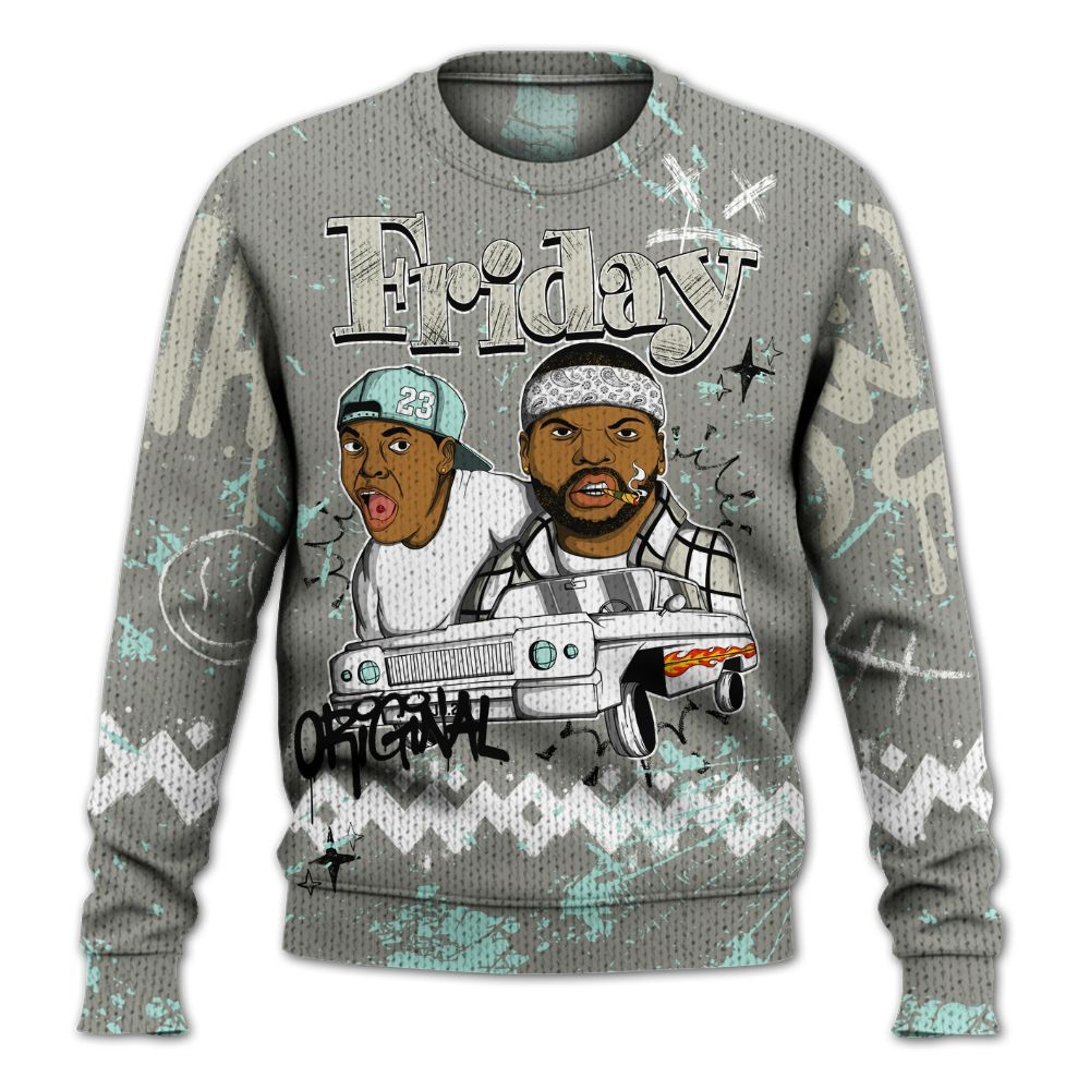 Knitted Sweater To Match Low OG Year Of The Snake 1s - Friday Sneaker Crayon