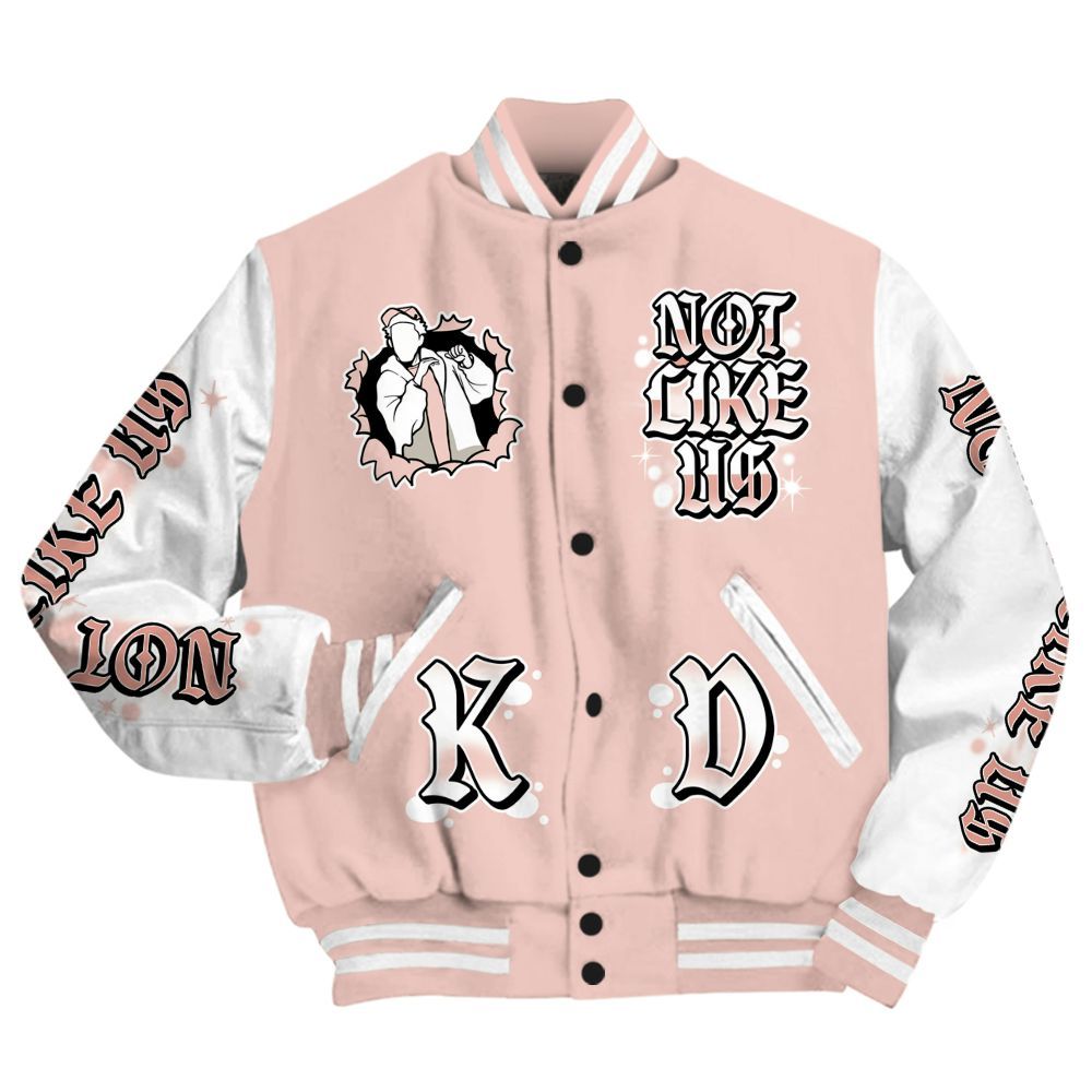 Varsity Jacket To Match Low Legend Pink 11s - None Like Us Graphic All Over Print