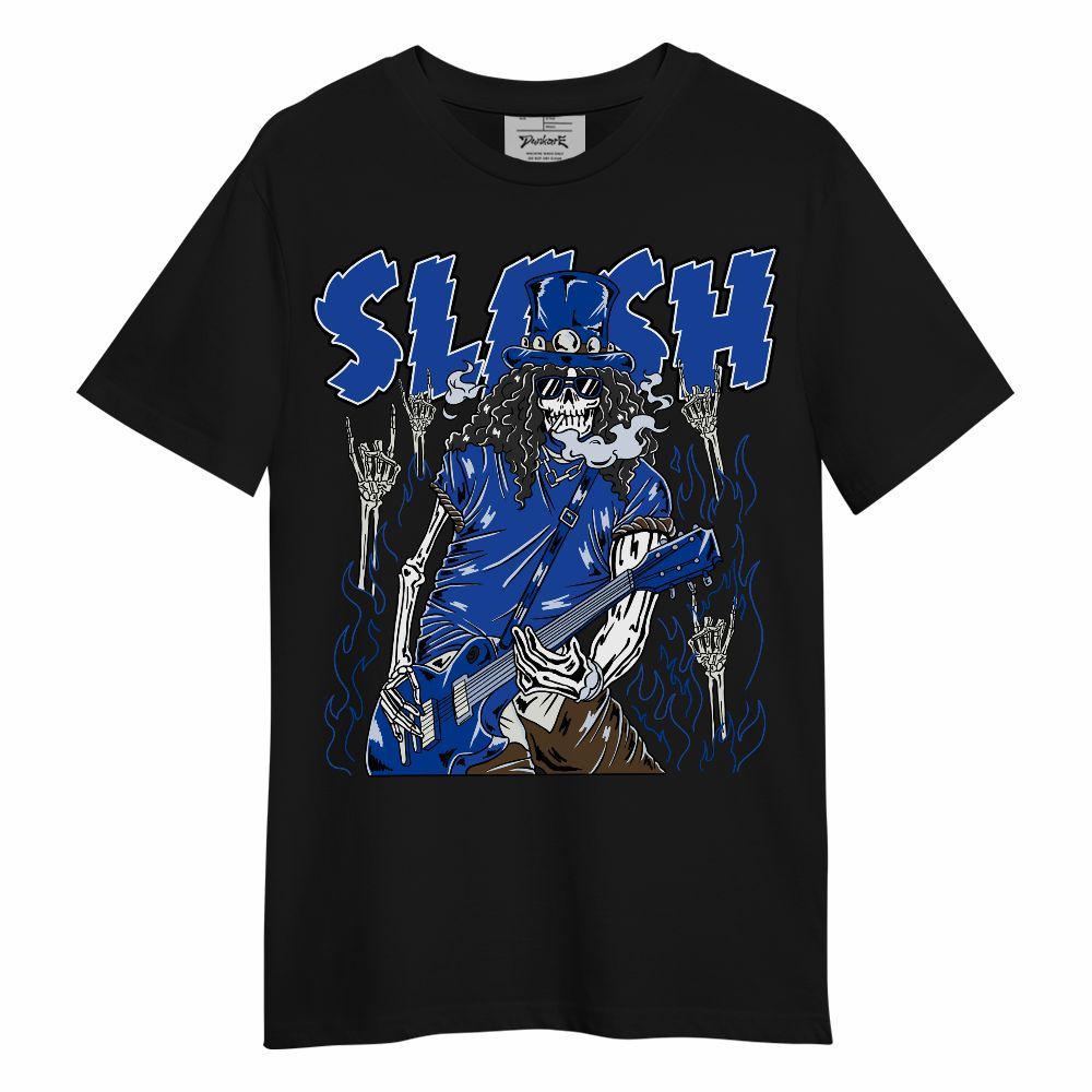 Shirt To Match Dunk High Racer Blue - Slash Skeleton Unisex Shirt
