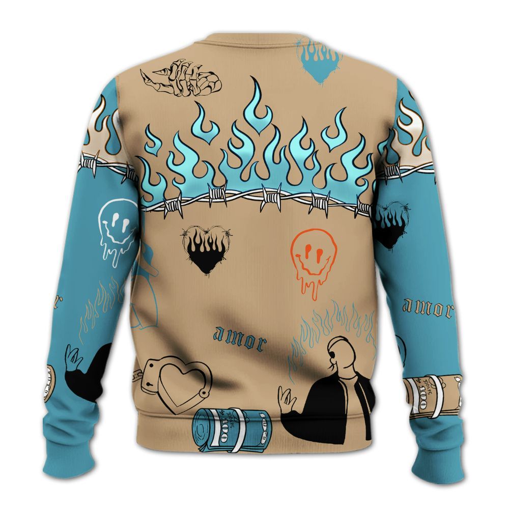 Sweatshirt To Match H-Town 11s - Snake Trust No One All Over Print