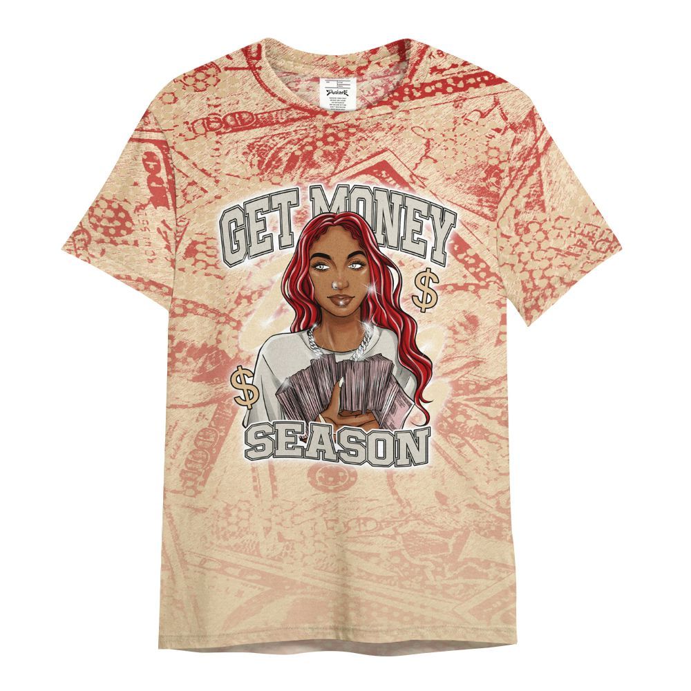Shirt To Match Dunk Low Strawberry Waffle - Get Moneys Season Banknote All Over Print