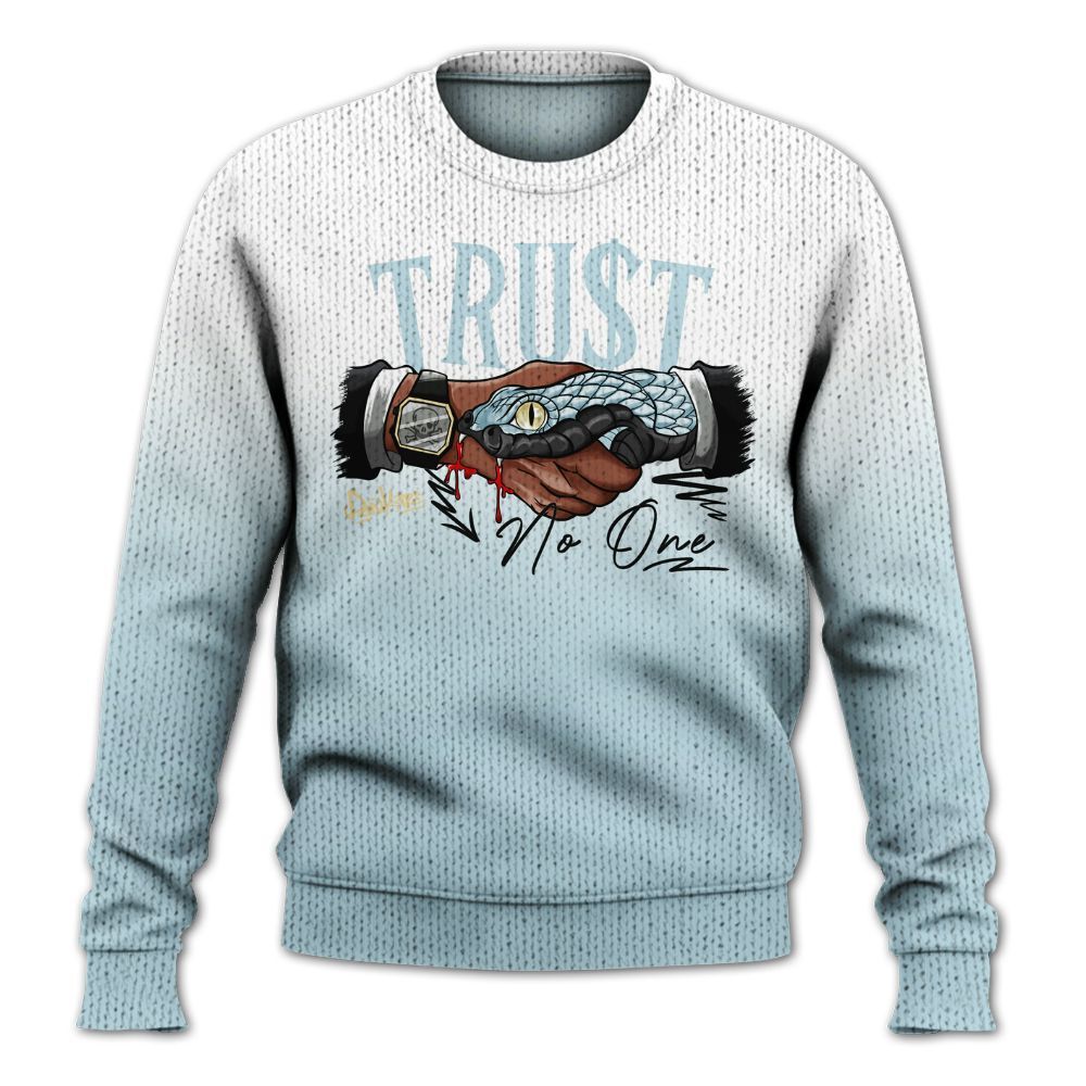 Knitted Sweater To Match Low Year Of The Snake 11s - Snake Trust No One Drip