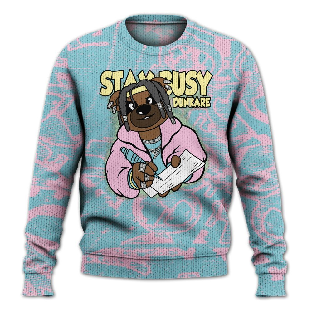 Knitted Sweater To Match SB Dunk Low Visty - Maintain Activity Bear Avant-Garde