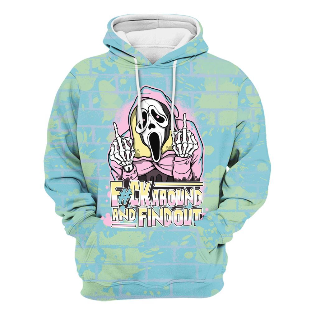 Hoodie To Match SB Dunk Low Visty - F#CK And Find Out Graphic Halloween All Over Print