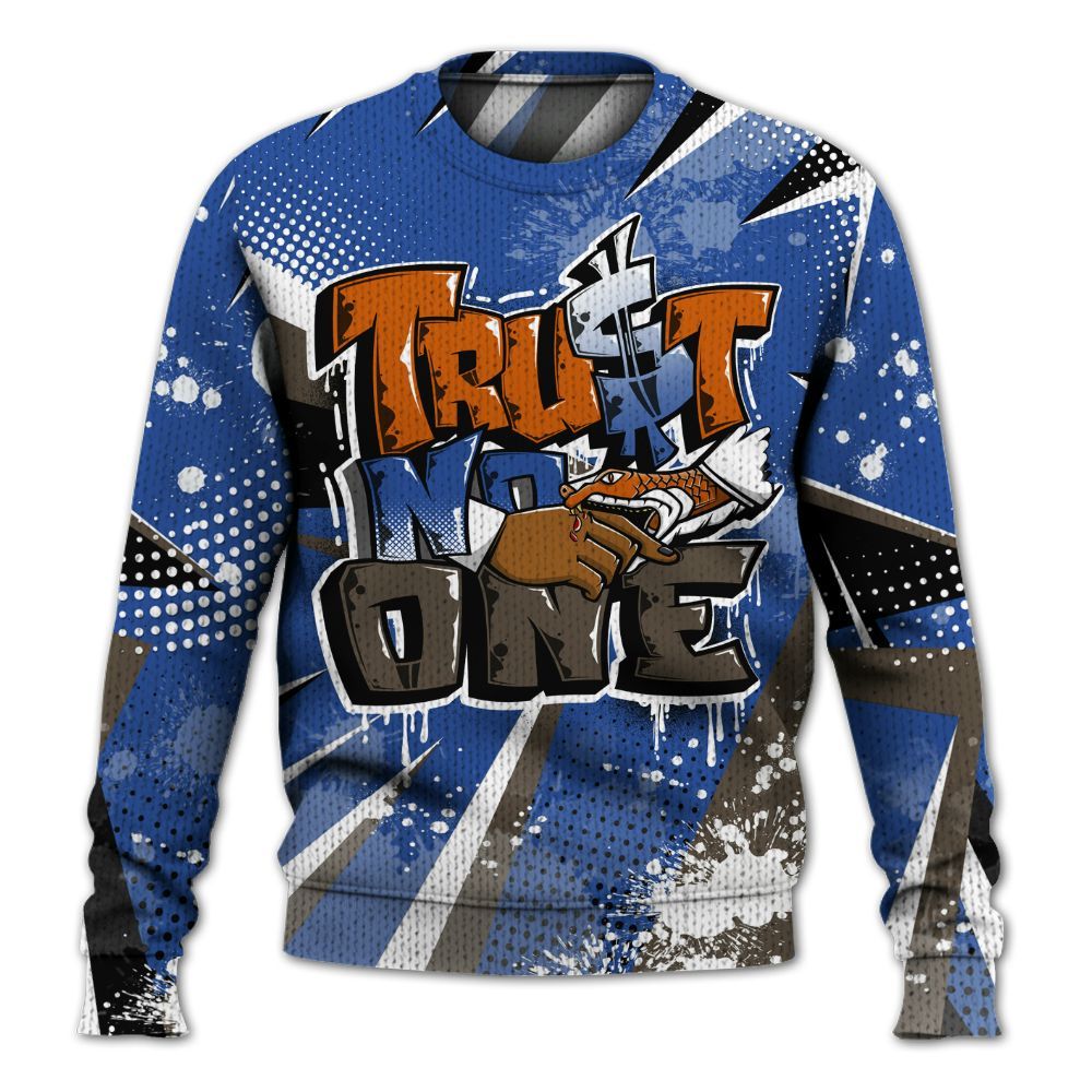 Knitted Sweater To Match Palermo GS League - Poly Trust No One Dripping