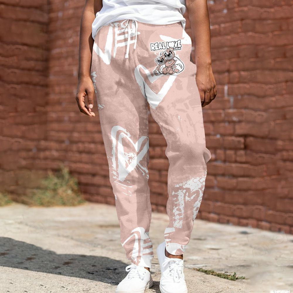 Sweatpant To Match Low Legend Pink 11s - Sincere Fondness Bear All Over Print