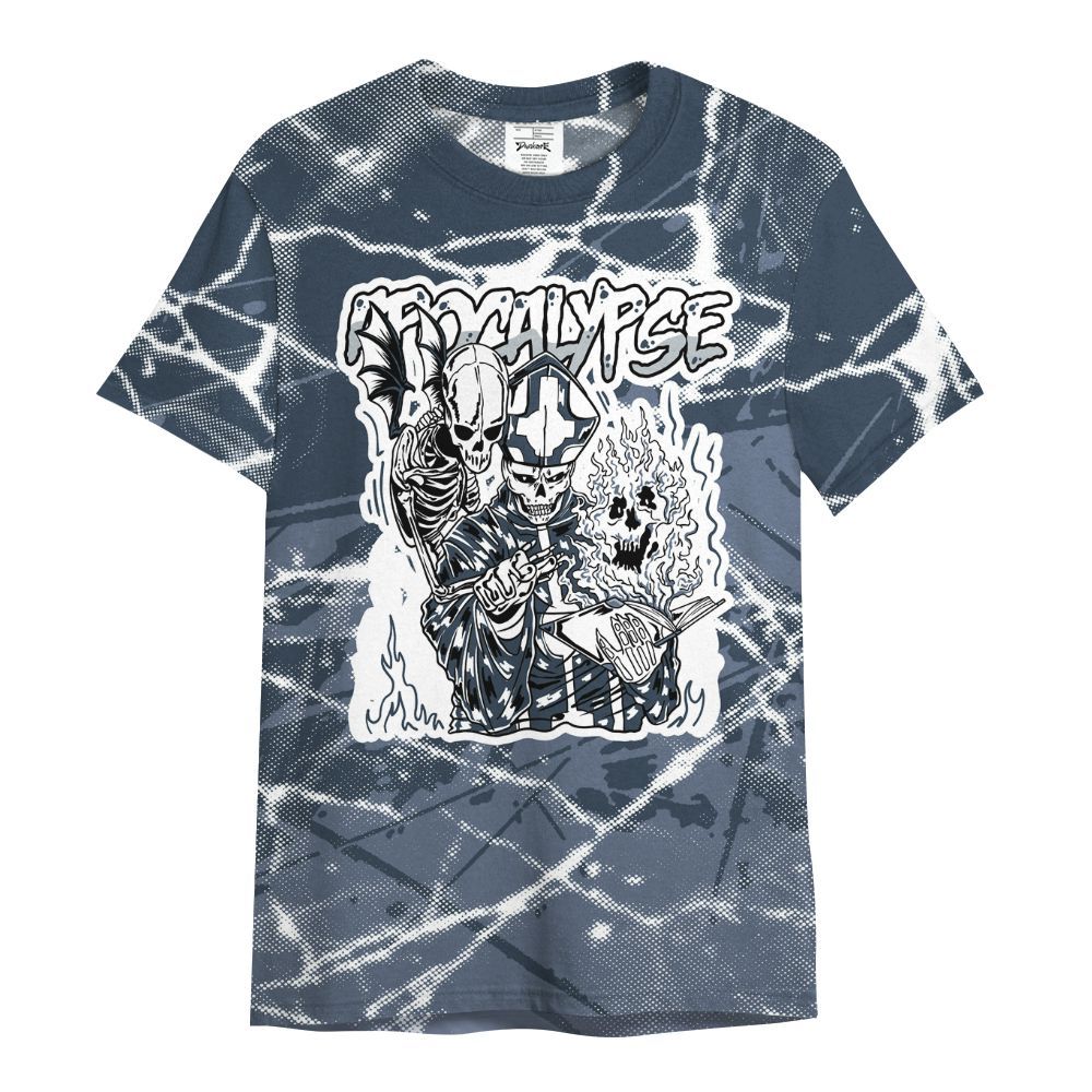Shirt To Match Low Diffused Blue 11s - Apocalypse Skeleton Profound All Over Print