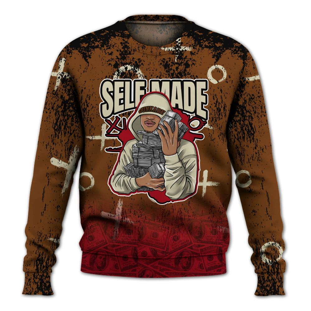 Sweatshirt To Match Archaeo Brown 5s - Selfmade Unique Grunge All Over Print