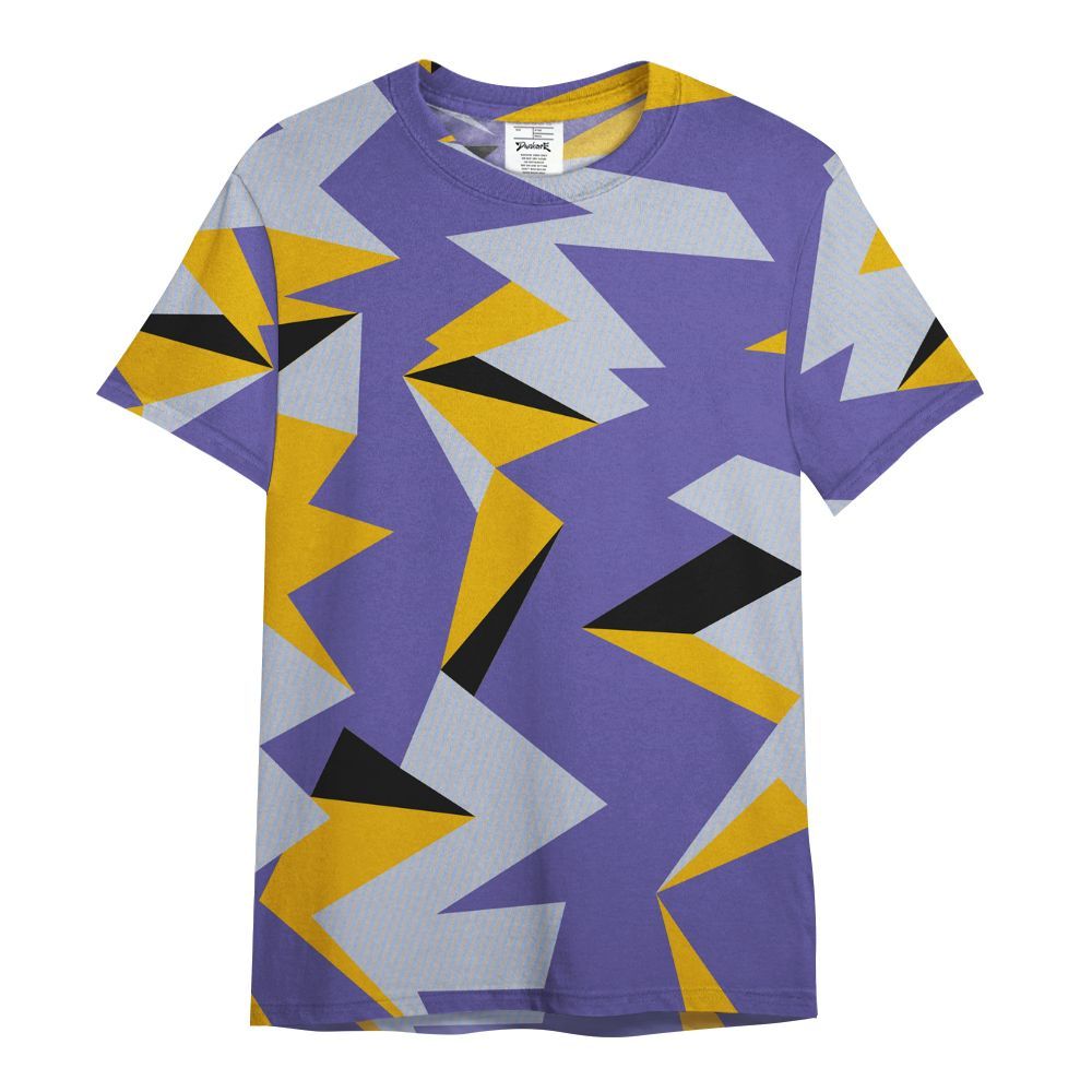Shirt To Match Lakeshow 4s - Geometric Camouflage Pattern All Over Print