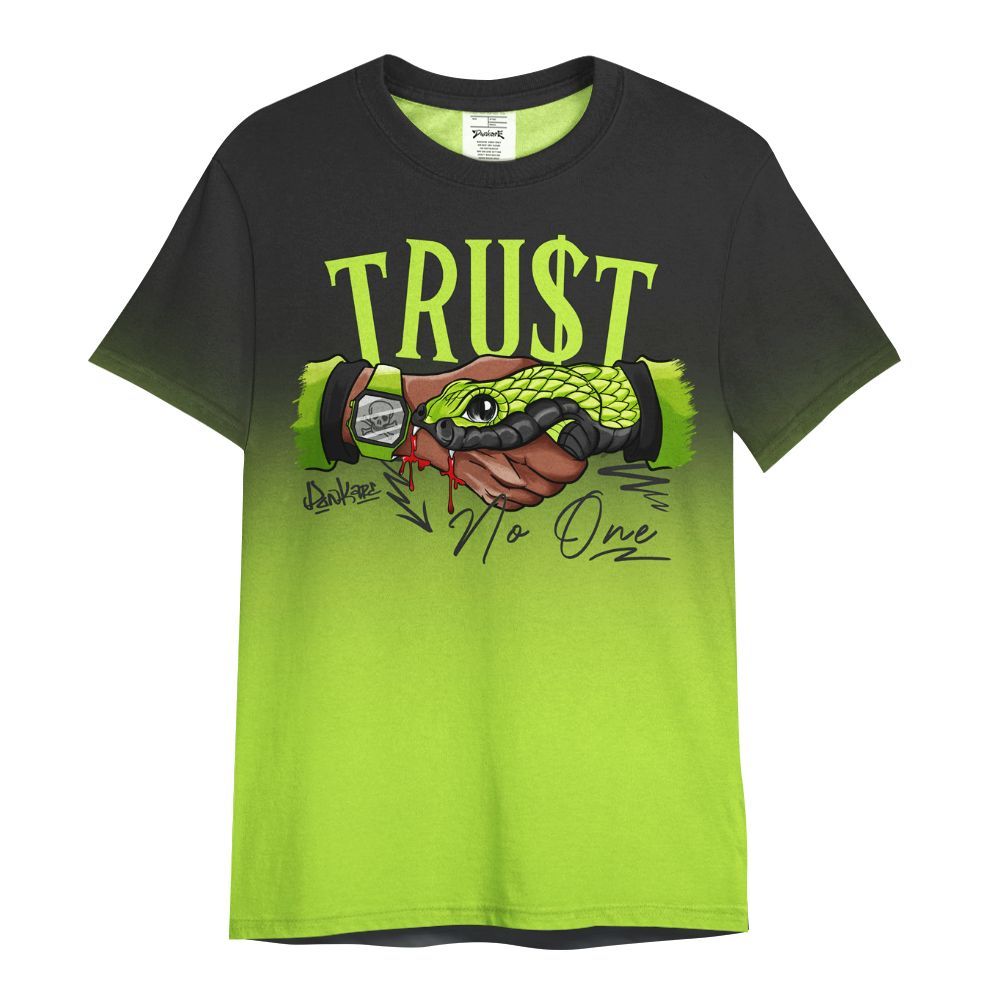 Shirt To Match Air Force 1 Low Dance Volt - Snake Trust No One Drip All Over Print