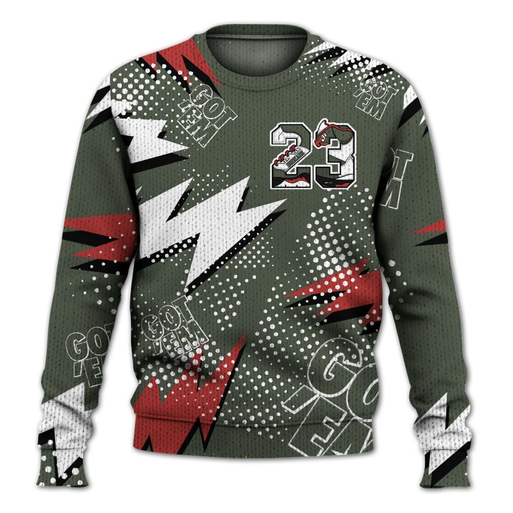 Sweater To Match Air Force 1 Low Year Of The Snake Shirt, Custom Name Number 23 5s Graphic